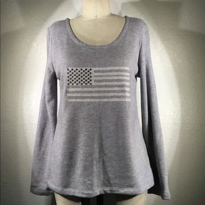Dylan American Flag Long Sleeve NWT